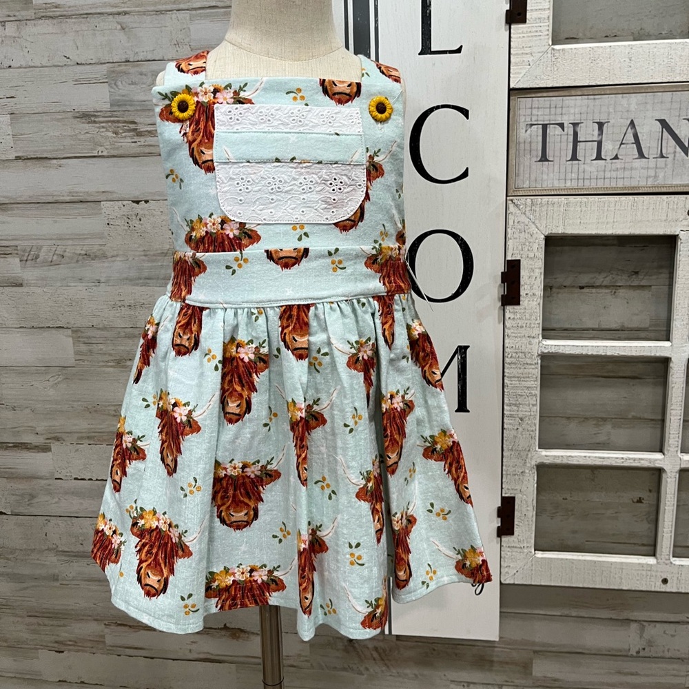 High land steer dress